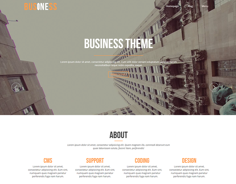 Business One Theme