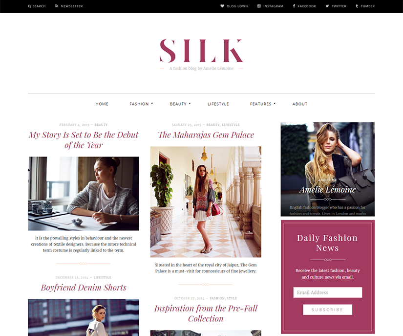 silk lite theme