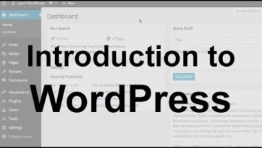 Introduction to WordPress