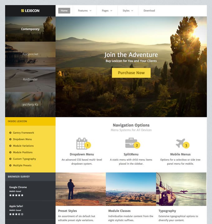 Lexicon WordPress Theme - Themeshunter.com
