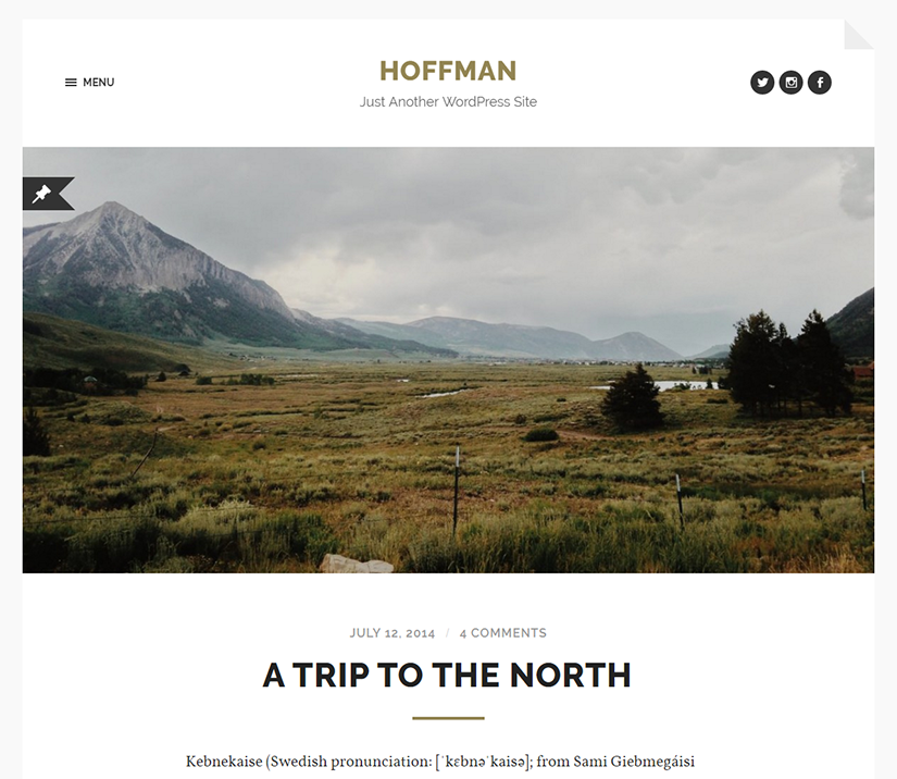 Hoffman Theme